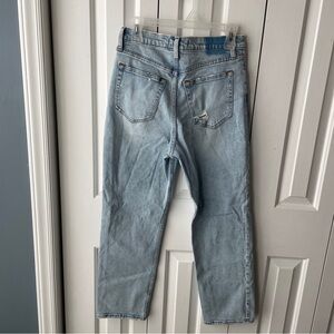 Abercrombie Ankle Straight Ultra High Rise Jeans
